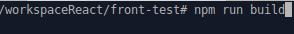 npm run build